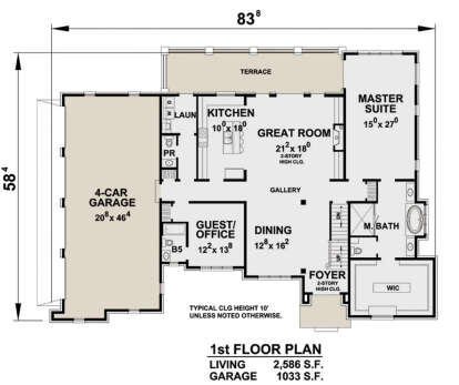 Main Floor for House Plan #402-01641