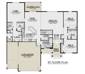 Main Floor for House Plan #5032-00004