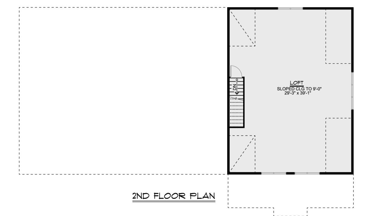 Loft for House Plan #5032-00005