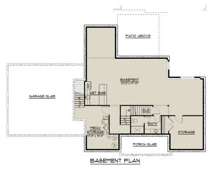 Basement for House Plan #5032-00008