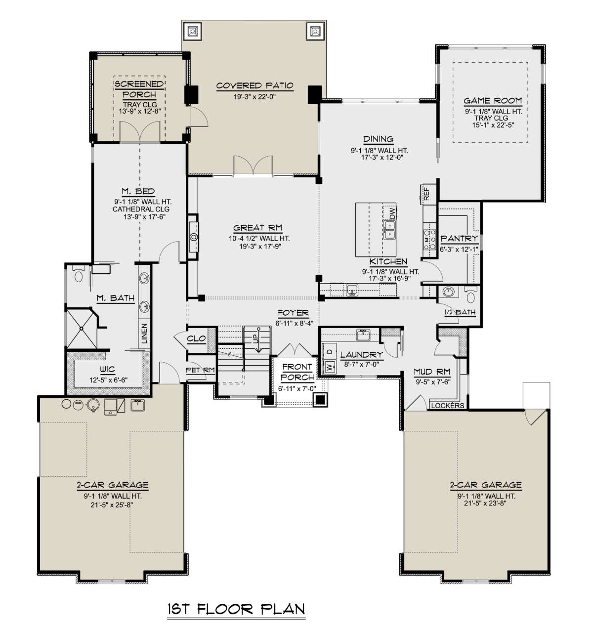 Main Floor for House Plan #5032-00009