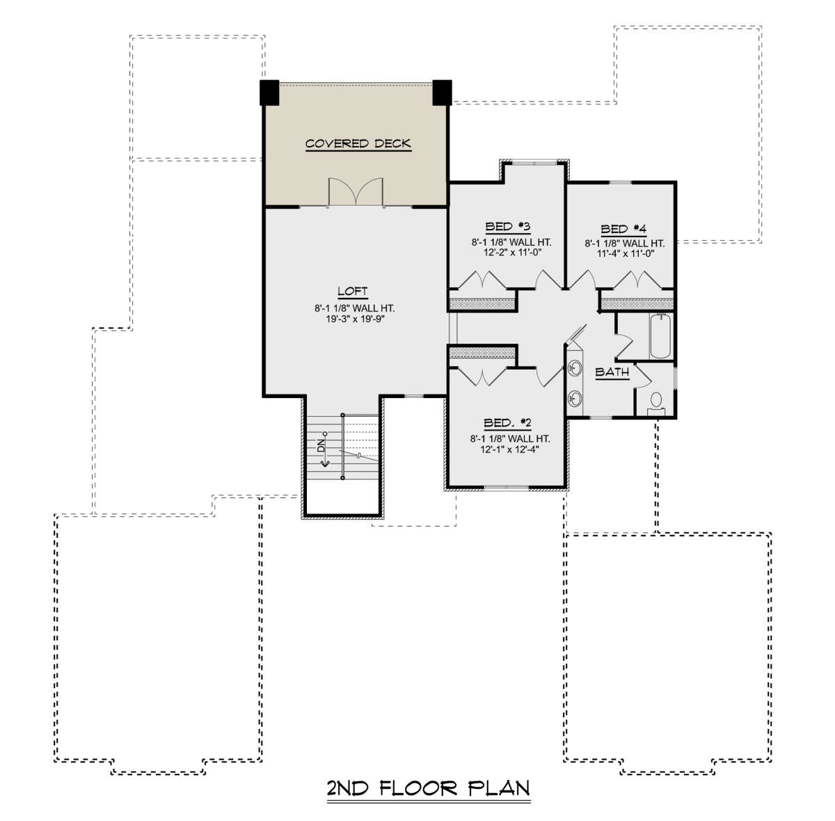 Second Floor for House Plan #5032-00009