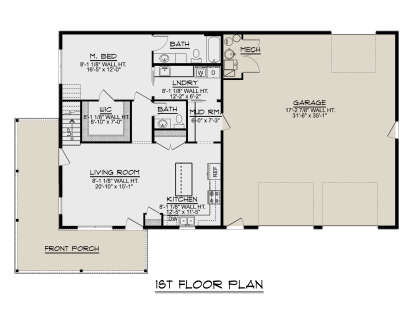 Main Floor for House Plan #5032-00010