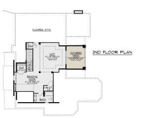 Second Floor for House Plan #5032-00011