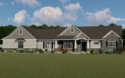 House Plan House Plan #24196 Front Elevation 