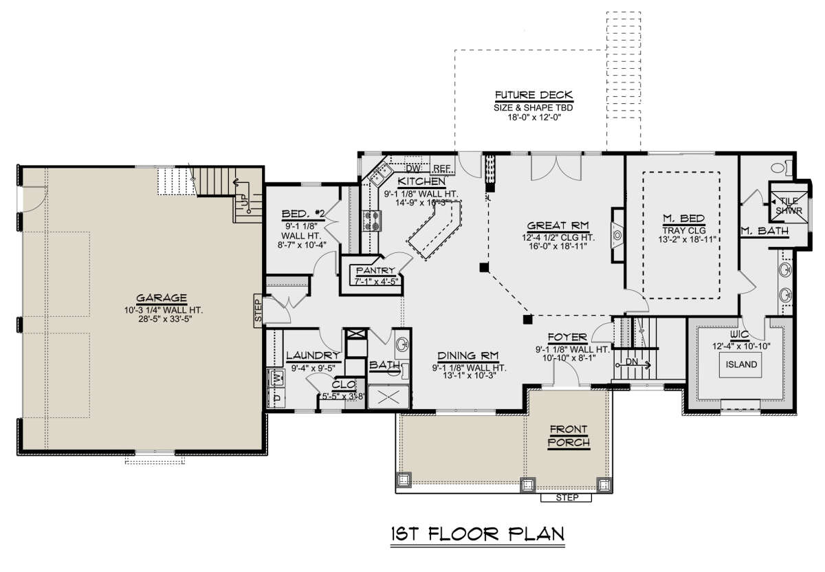 Main Floor for House Plan #5032-00013
