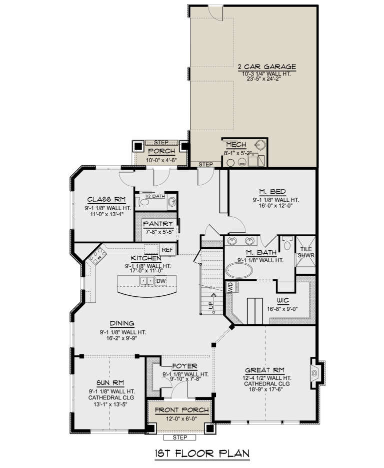 House Plan House Plan #24197 Drawing 1