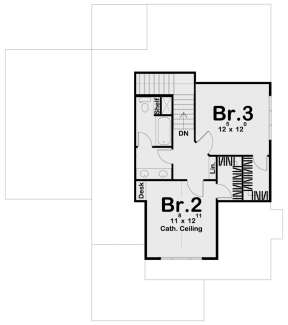 Second Floor for House Plan #963-00391