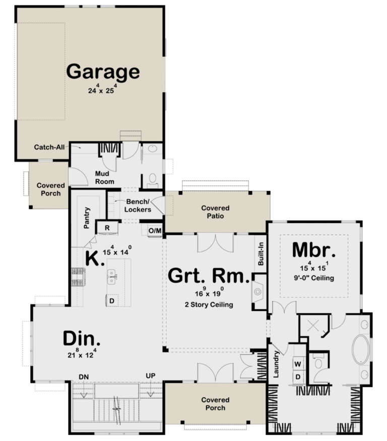 House Plan House Plan #24200 Drawing 1