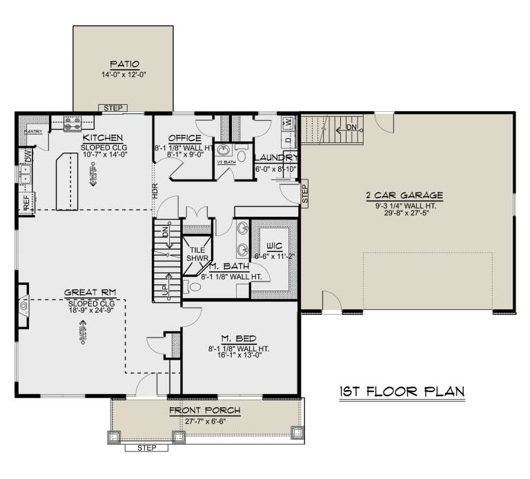 House Plan House Plan #24202 Drawing 1