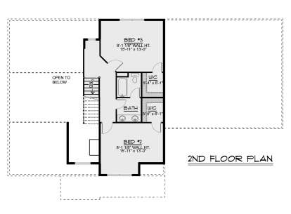Second Floor for House Plan #5032-00016