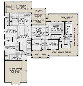 Main Floor for House Plan #699-00261
