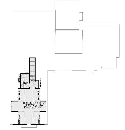 Second Floor for House Plan #699-00261