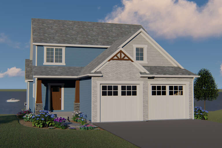 House Plan House Plan #24205 Front Elevation 