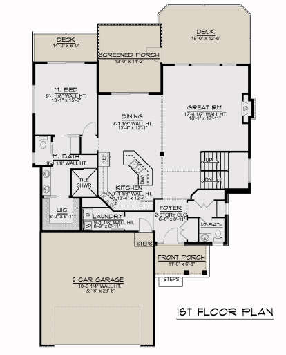 Main Floor for House Plan #5032-00019