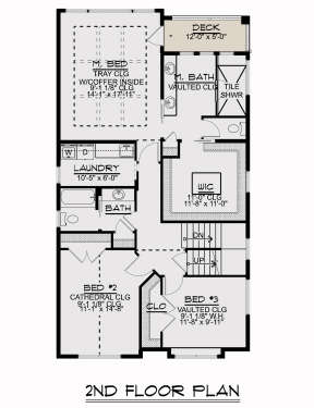 Second Floor for House Plan #5032-00020