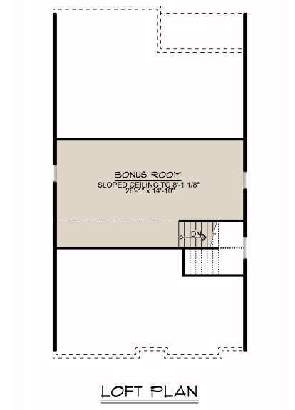 Bonus Room for House Plan #5032-00020