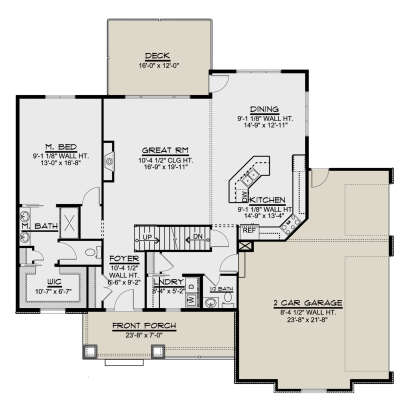 Main Floor for House Plan #5032-00021