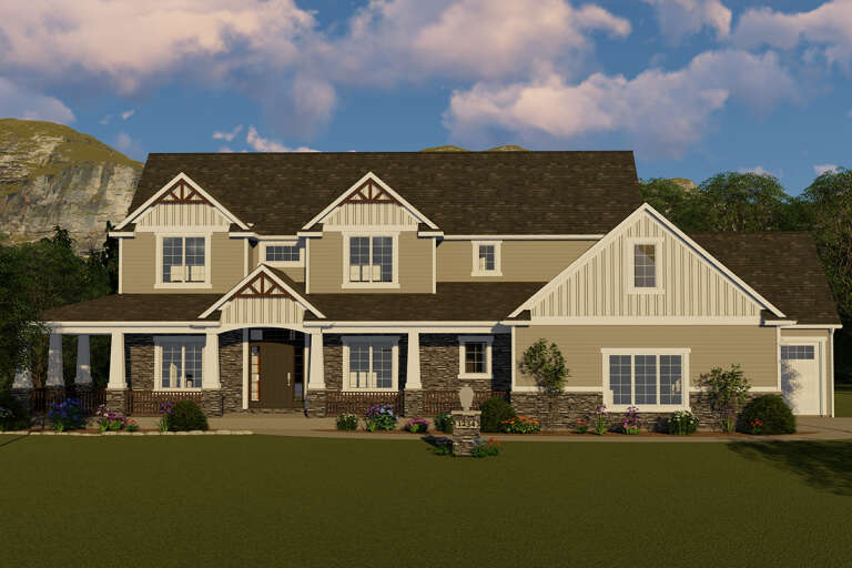 House Plan House Plan #24209 Front Elevation 