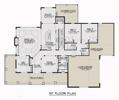 Main Floor for House Plan #5032-00022