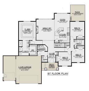 Main Floor for House Plan #5032-00026