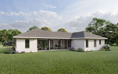 Modern Farmhouse House Plan #041-00212 Elevation Photo