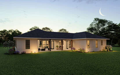 Modern Farmhouse House Plan #041-00212 Elevation Photo