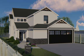 Craftsman House Plan #5032-00027 Elevation Photo