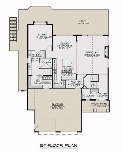 Main Floor for House Plan #5032-00028