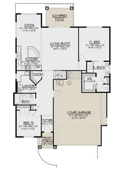 Main Floor for House Plan #5032-00029