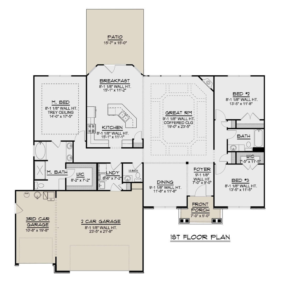Main Floor for House Plan #5032-00030