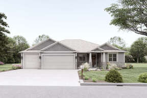 Craftsman House Plan #2802-00054 Elevation Photo