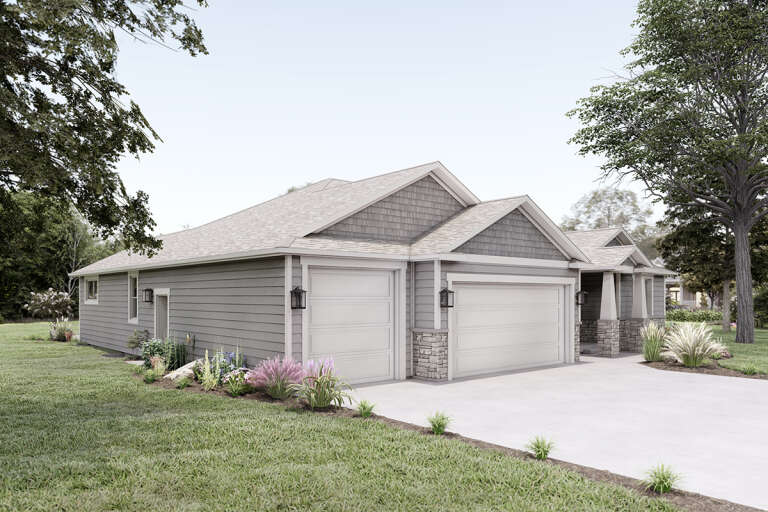 Craftsman House Plan #2802-00054 Elevation Photo