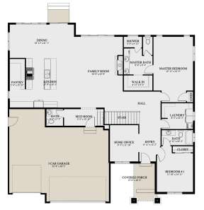Main Floor for House Plan #2802-00054