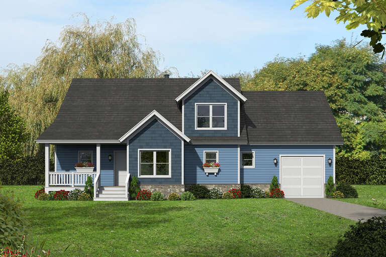 House Plan House Plan #24220 Front Elevation 