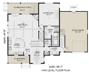 Main Floor for House Plan #940-00200
