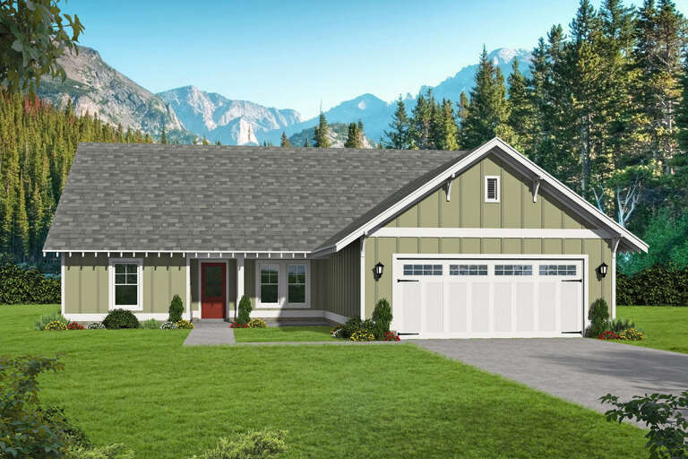 House Plan House Plan #24221 Front Elevation 