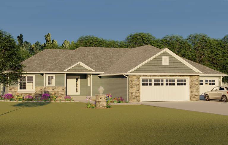 House Plan House Plan #24225 Front Elevation
