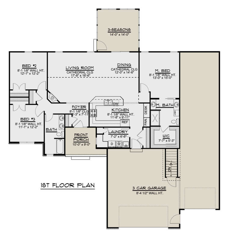 House Plan House Plan #24225 Drawing 1