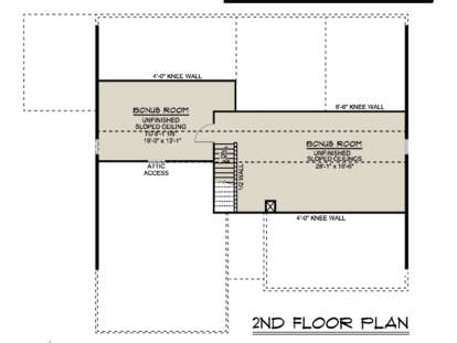 Bonus Room for House Plan #5032-00036