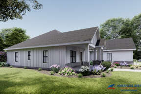 Modern Farmhouse House Plan #041-00213 Elevation Photo