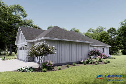 Modern Farmhouse House Plan #041-00213 Elevation Photo