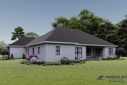 Modern Farmhouse House Plan #041-00213 Elevation Photo