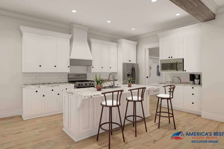 Modern Farmhouse House Plan #041-00213 Additional Photo