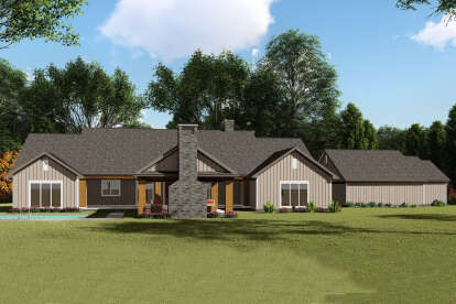 Farmhouse House Plan #8318-00136 Elevation Photo