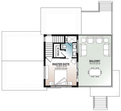 Second Floor for House Plan #034-01233