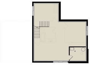 Basement for House Plan #034-01233