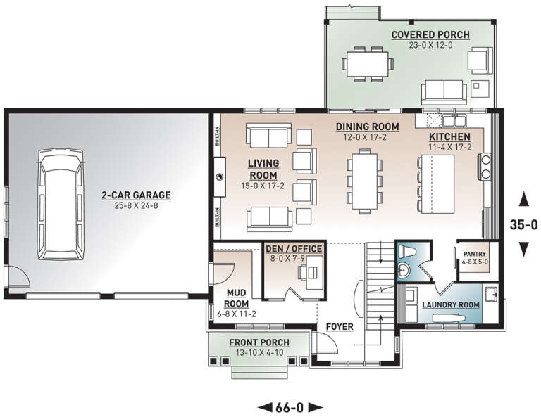 House Plan House Plan #24236 Drawing 1