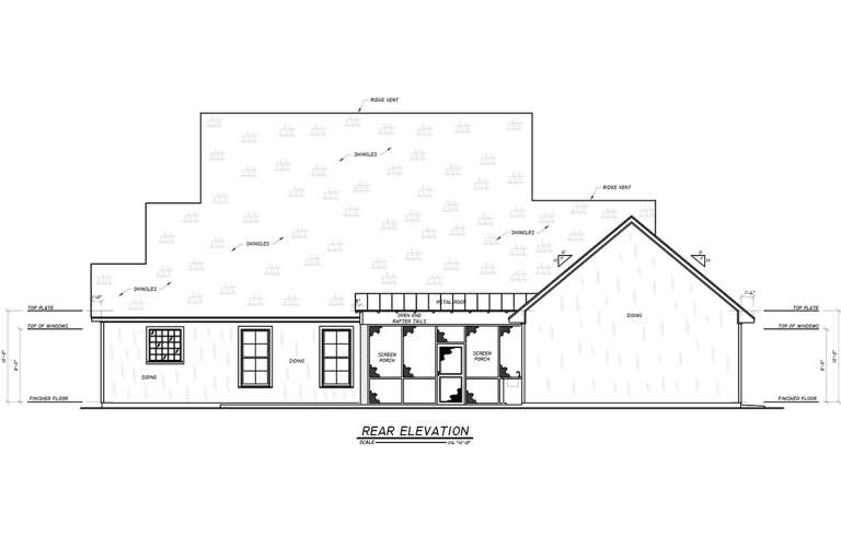 Modern Farmhouse House Plan #9279-00018 Elevation Photo