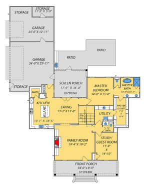 Main Floor for House Plan #9279-00018